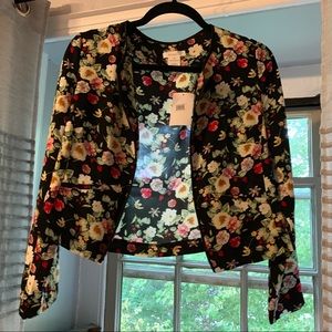 Floral blazer